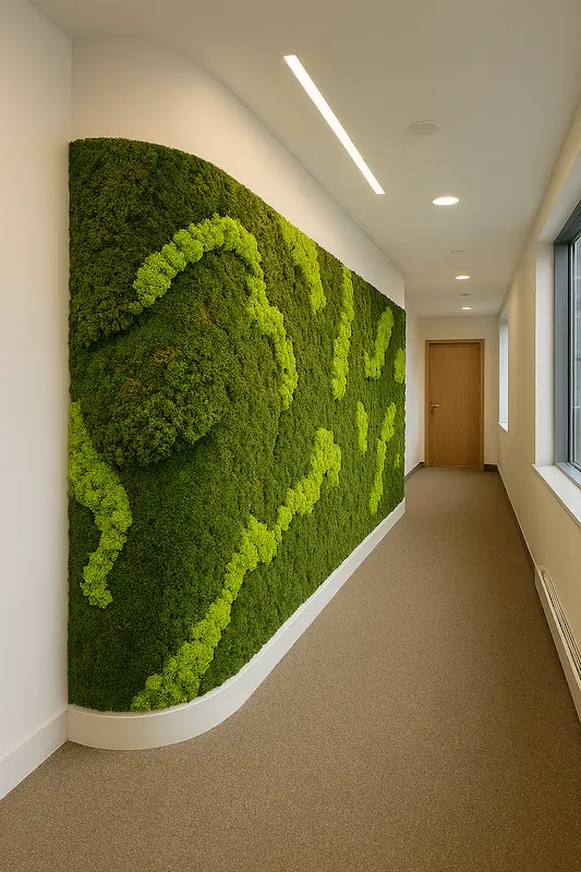 jardim vertical musgo